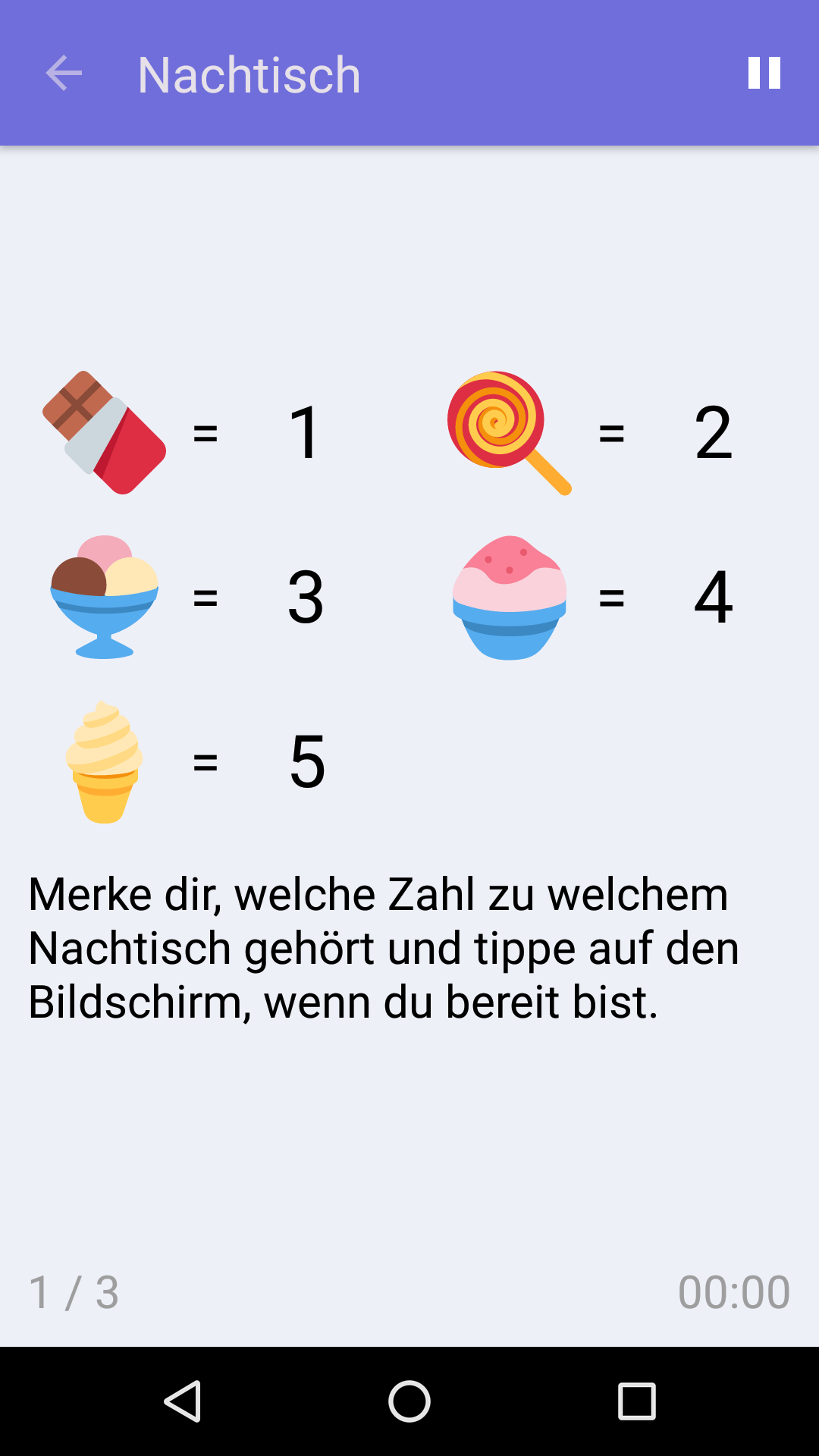 Nachtisch : Kostenloses Gedächtnisspiel für iPhone und Android