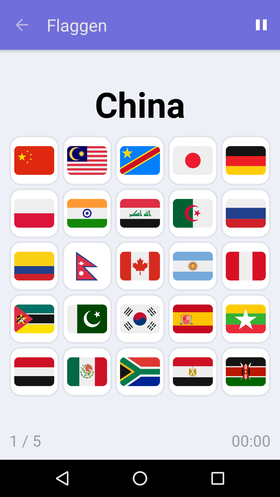 Flaggen : Kostenloses Konzentrationsspiel für iPhone und Android