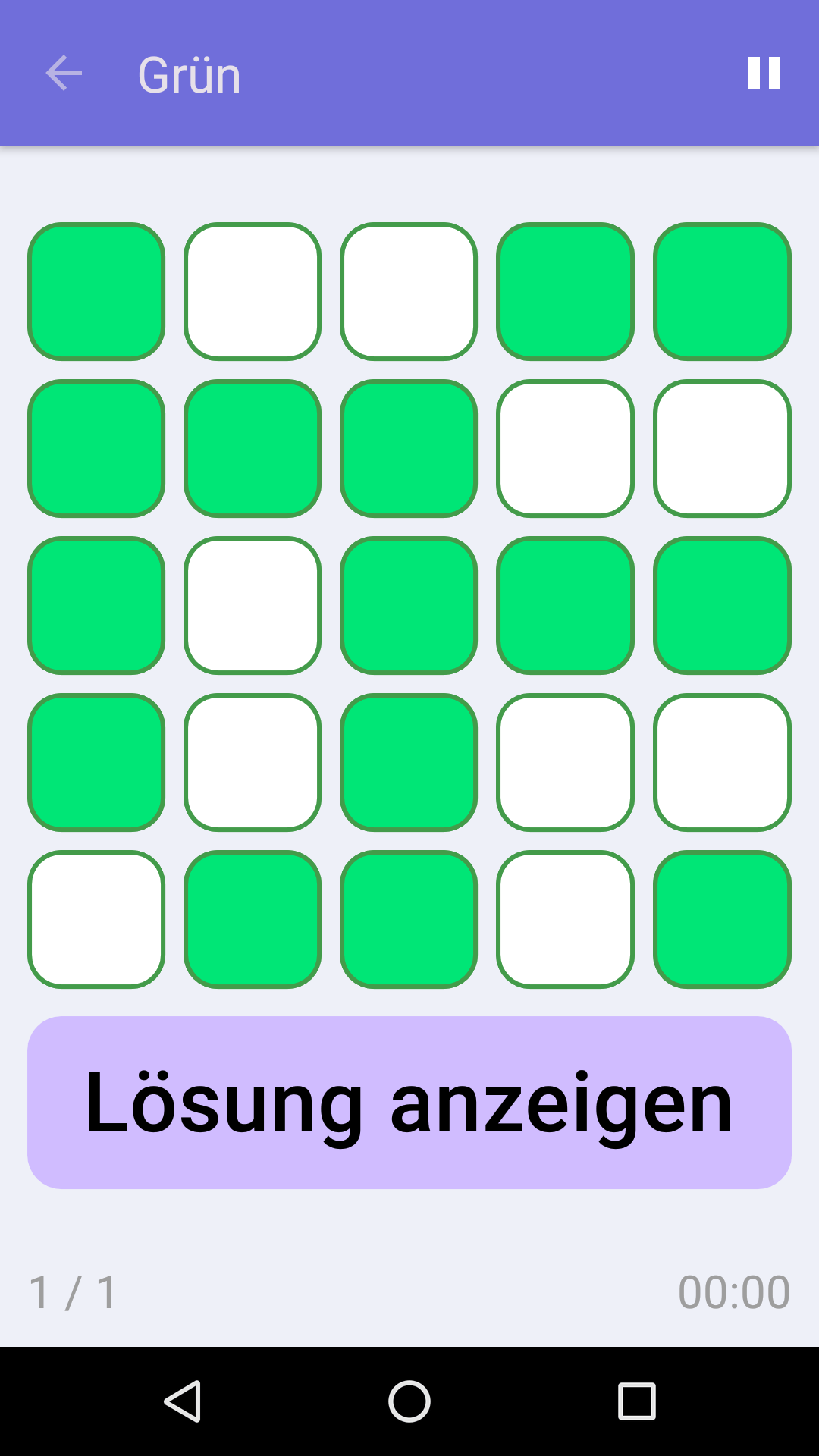 Grün : Kostenloses Spiel zum logischen Denken für iPhone und Android