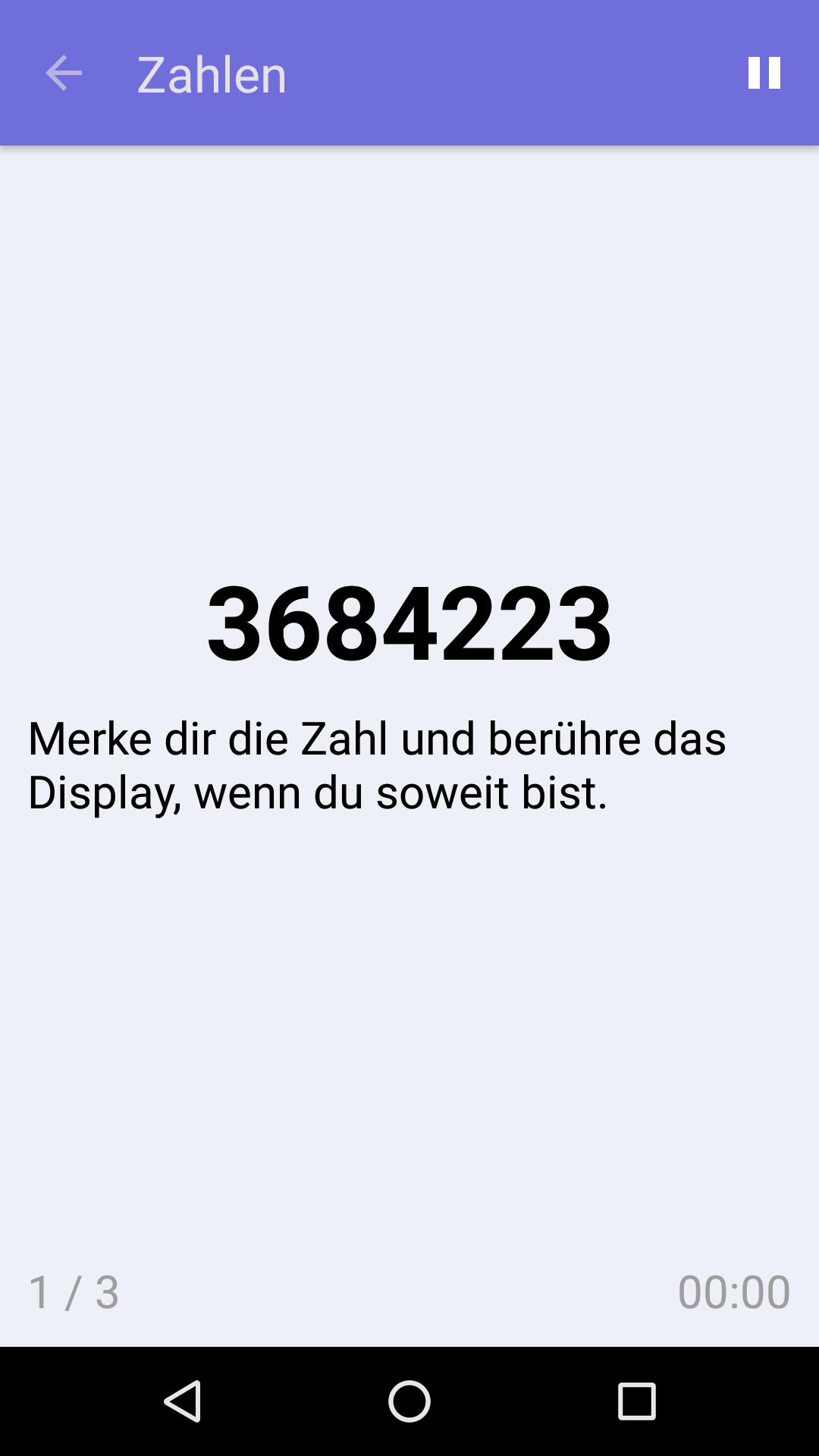 Zahlen : Kostenloses Gedächtnisspiel für iPhone und Android