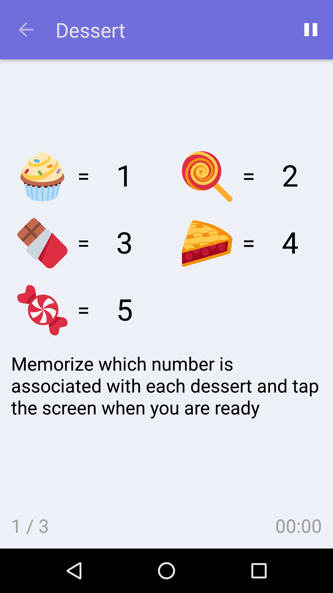 Dessert : Free Memory Game for iPhone & Android