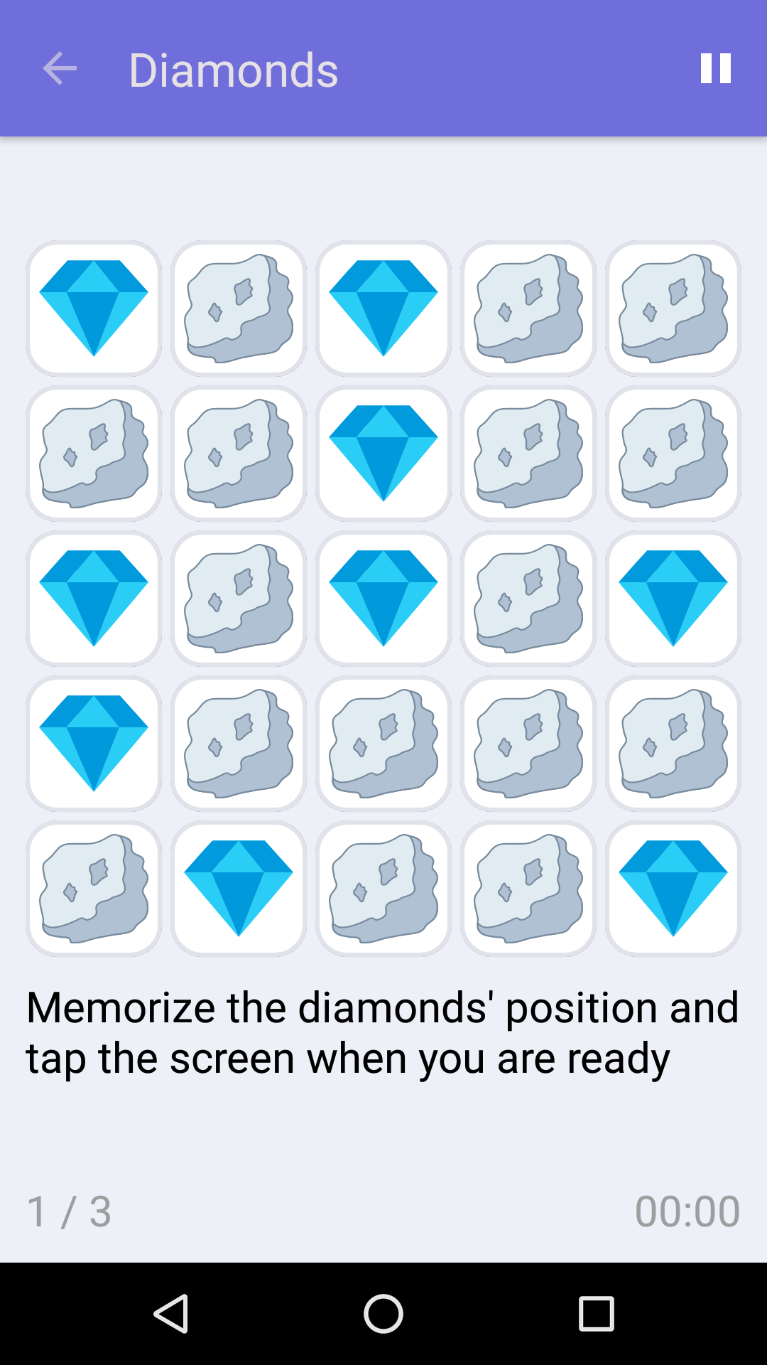 Diamonds : Free Memory Game for iPhone & Android