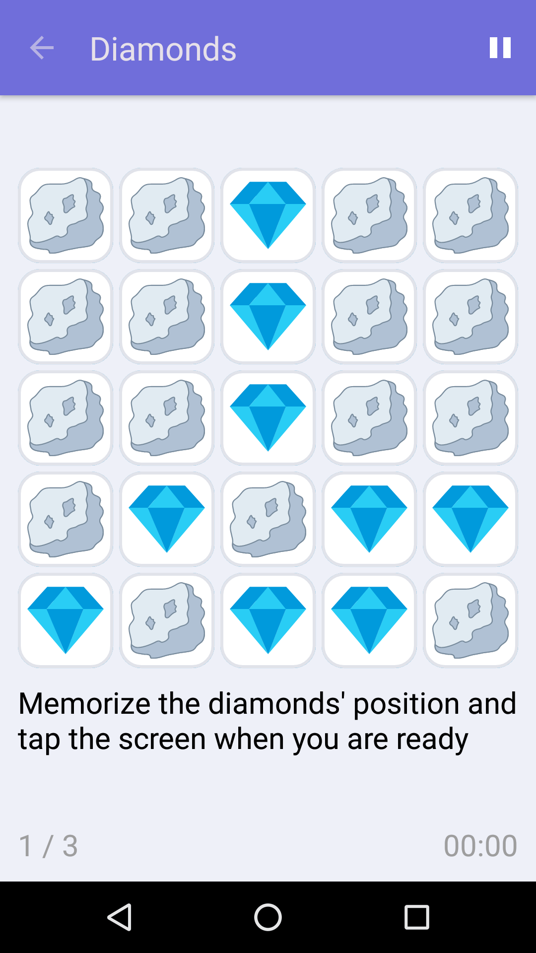 Diamonds : Free Memory Game for iPhone & Android