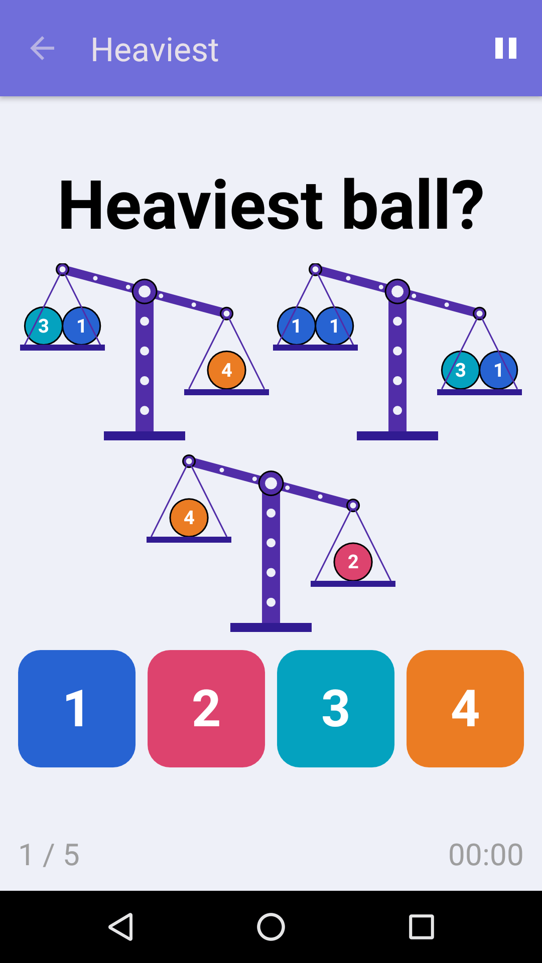 Heaviest : Free Logic Game for iPhone & Android