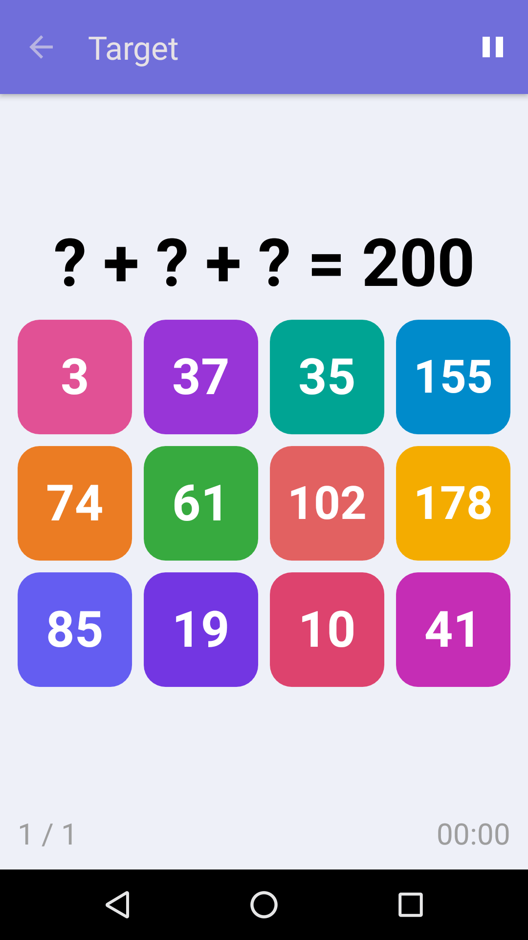 Target : Free Math Game for iPhone & Android