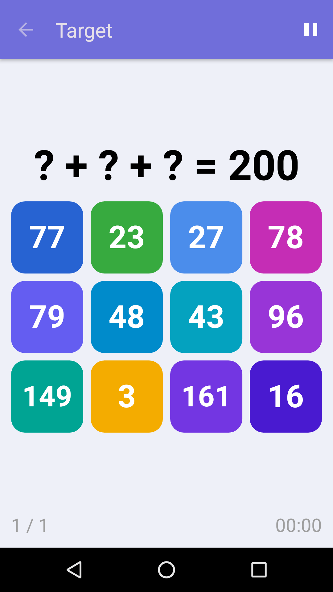 Target : Free Math Game for iPhone & Android