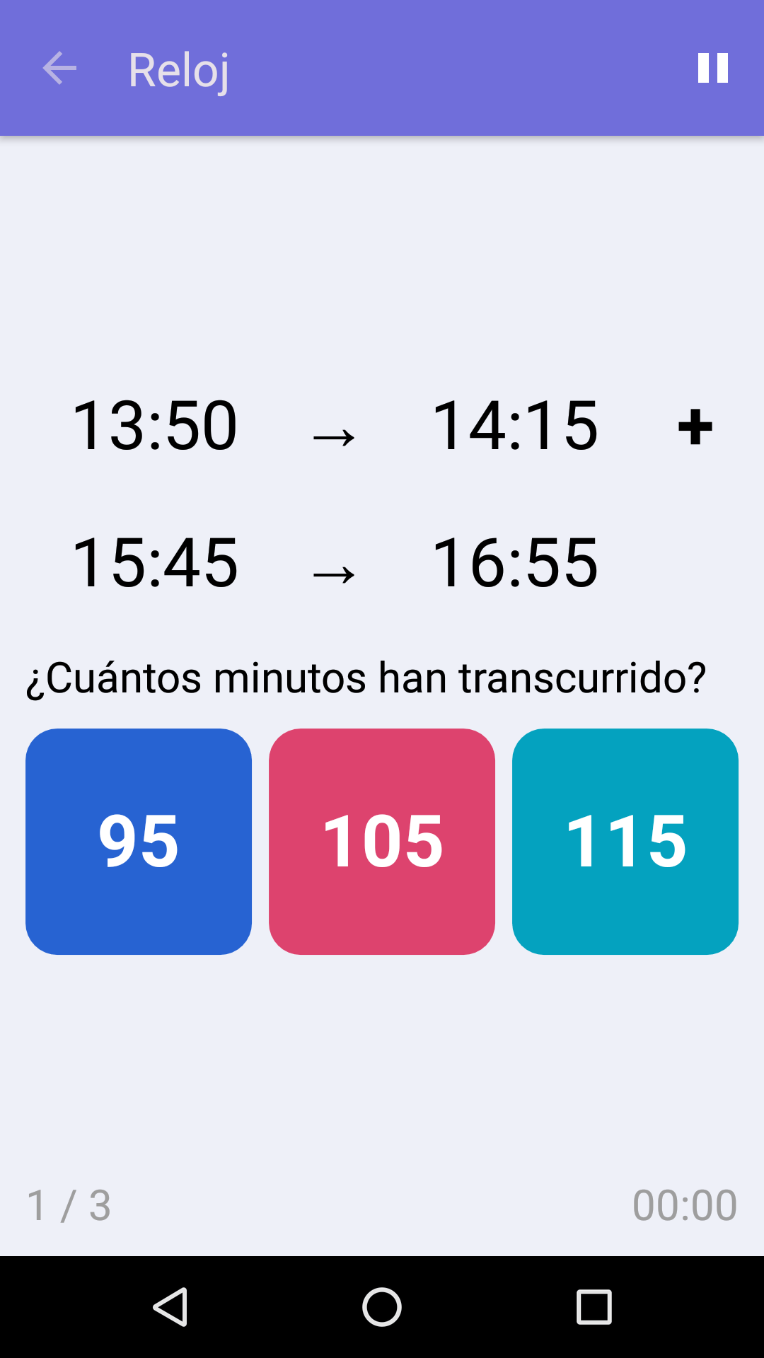 Reloj : Juego de matemáticas gratuito para iPhone y Android