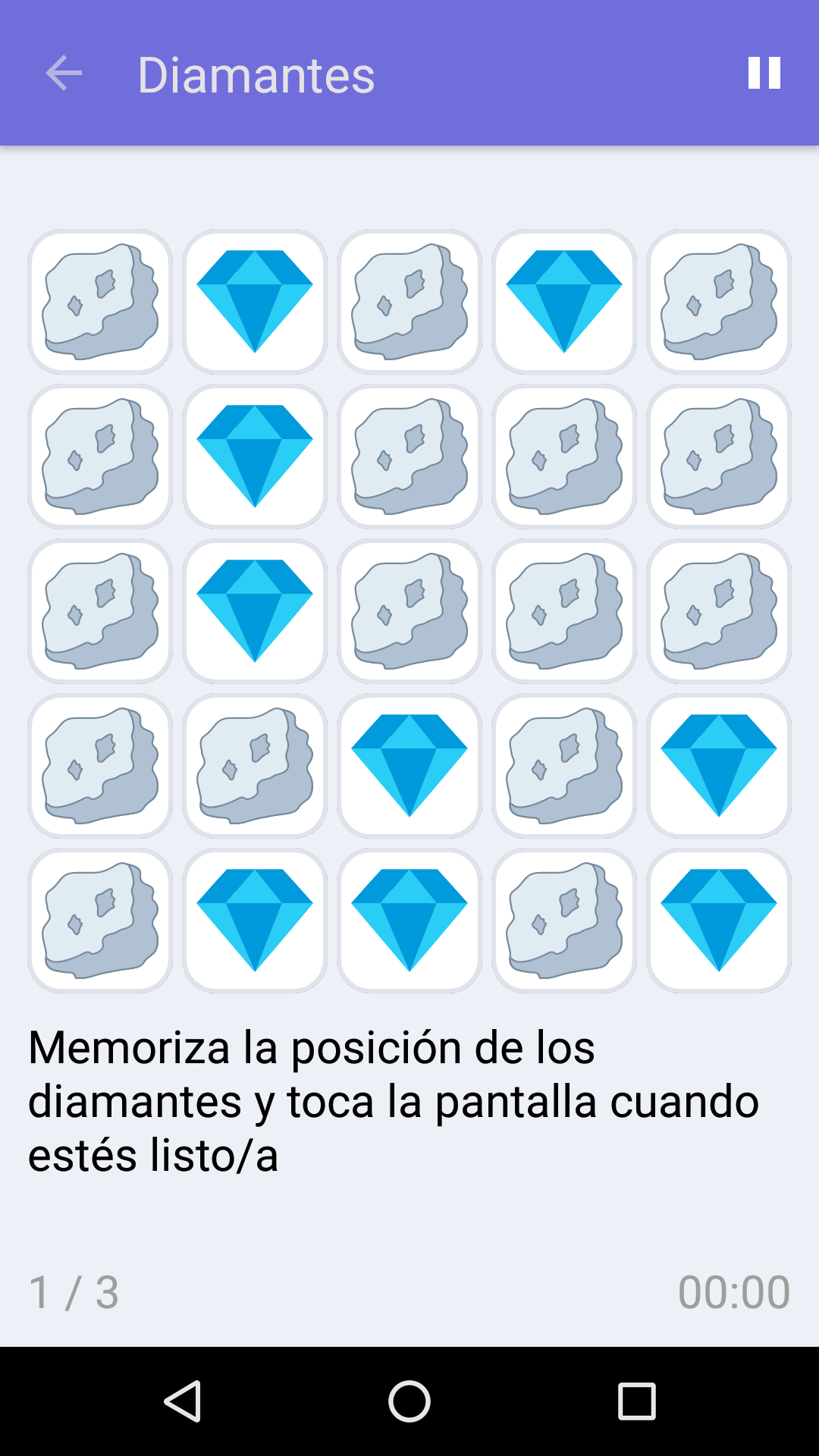Diamantes : Juego de memoria gratuito para iPhone y Android