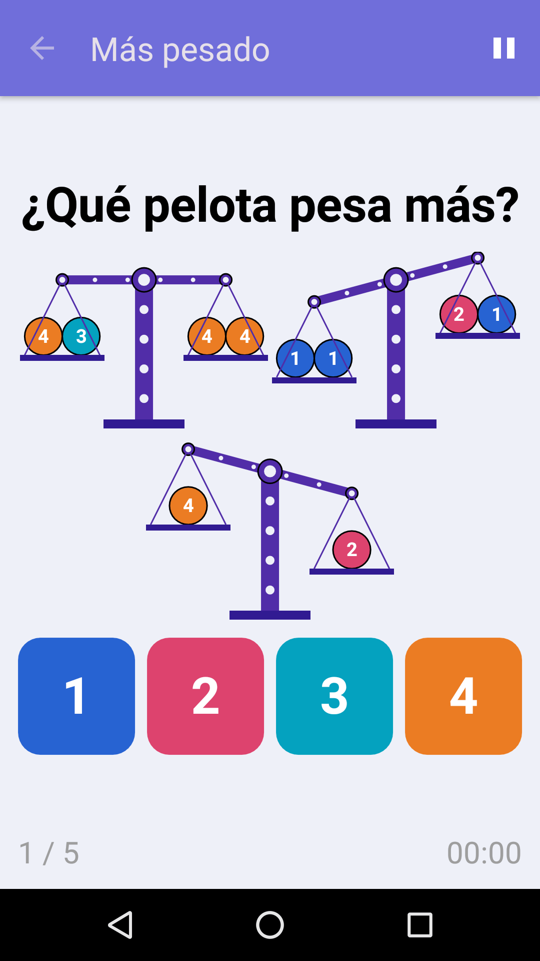 Más pesado : Juego de lógica gratuito para iPhone y Android