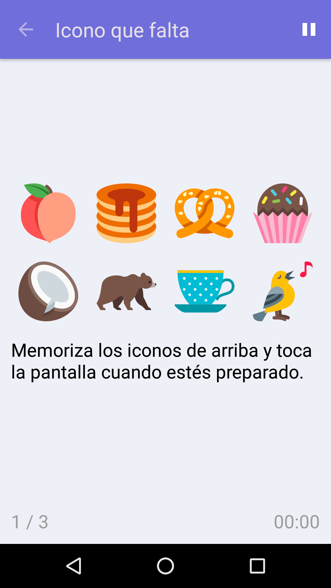 Icono que falta : Juego de memoria gratuito para iPhone y Android