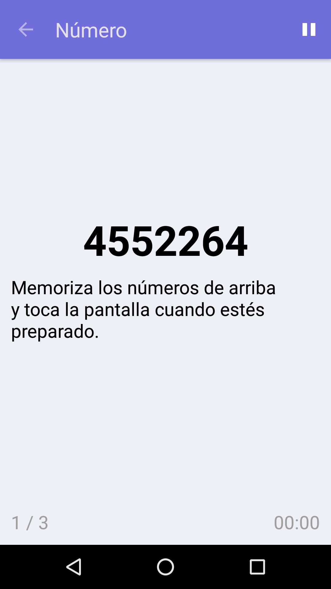 Número : Juego de memoria gratuito para iPhone y Android