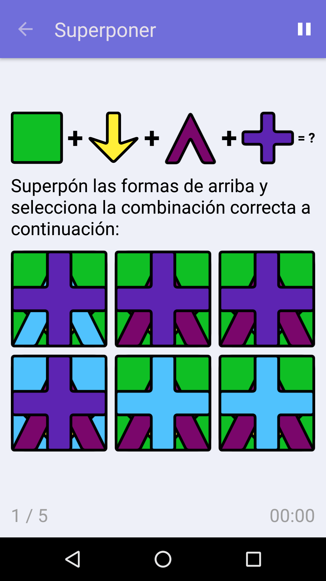 Superponer : Juego de lógica gratuito para iPhone y Android