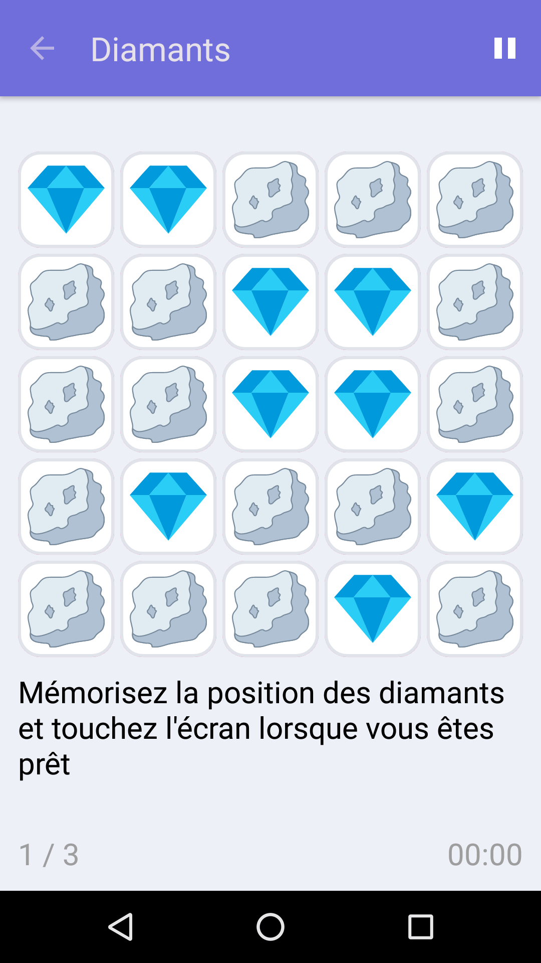 Diamants : Jeu de mémoire gratuit pour iPhone & Android