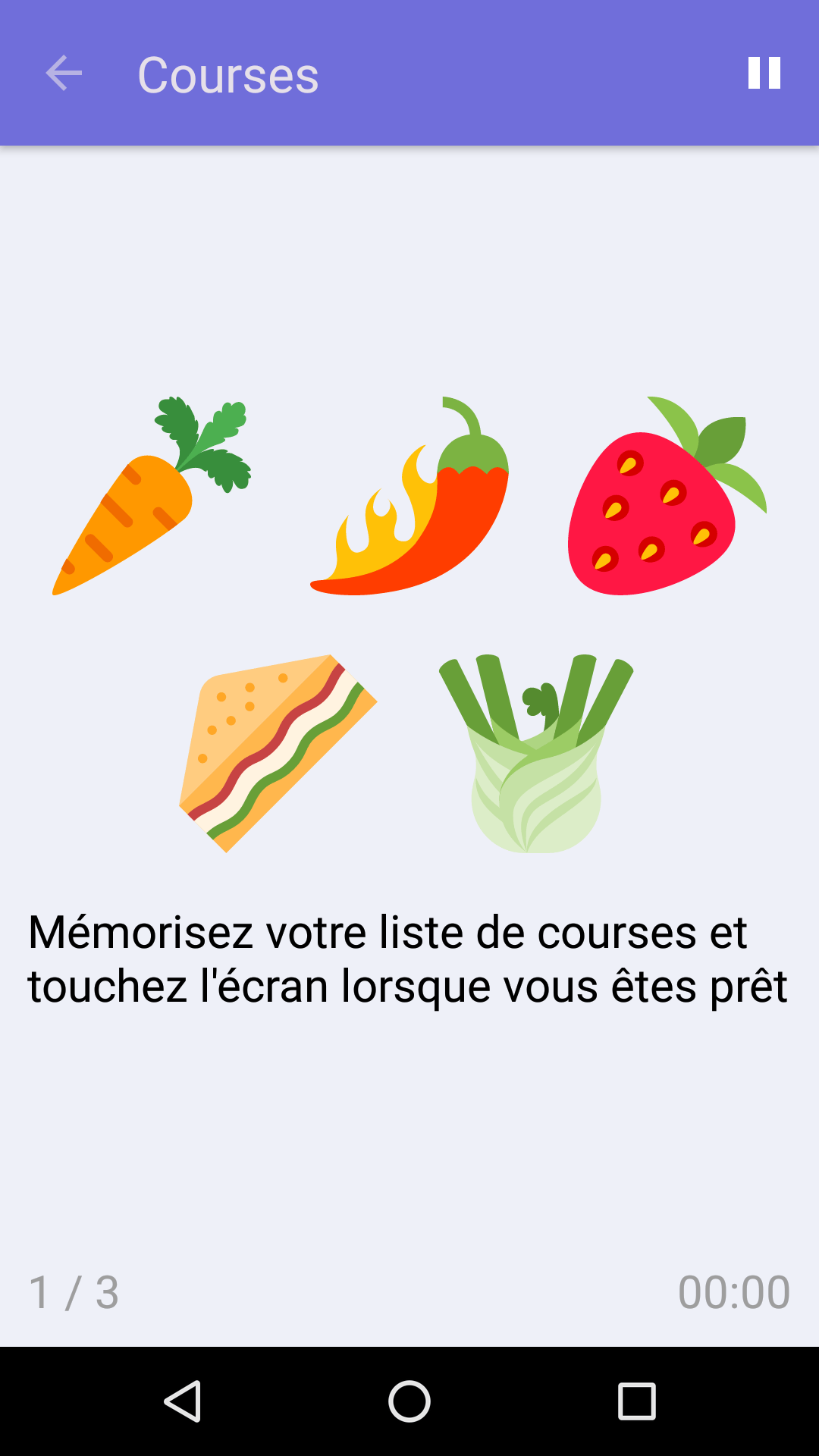 Courses : Jeu de mémoire gratuit pour iPhone & Android