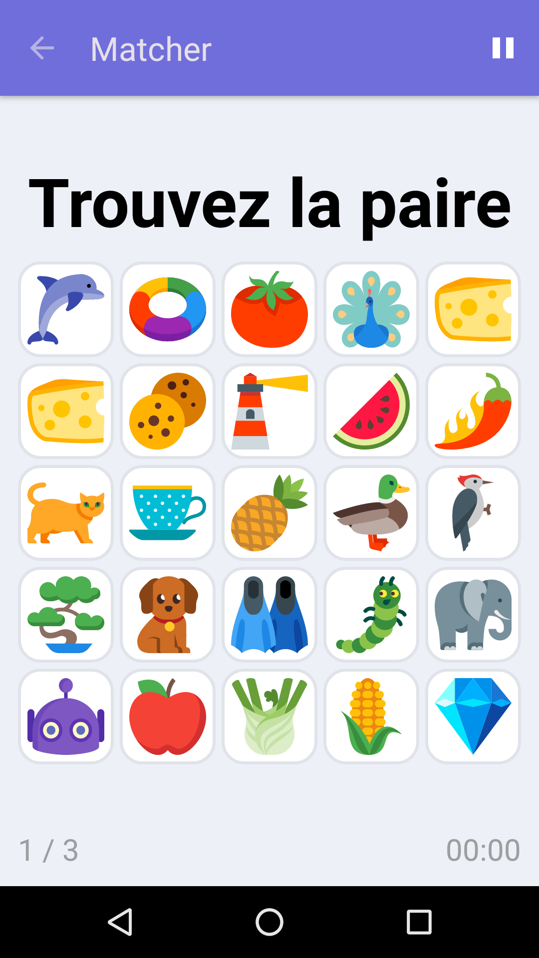 Matcher : Jeu de concentration gratuit pour iPhone & Android