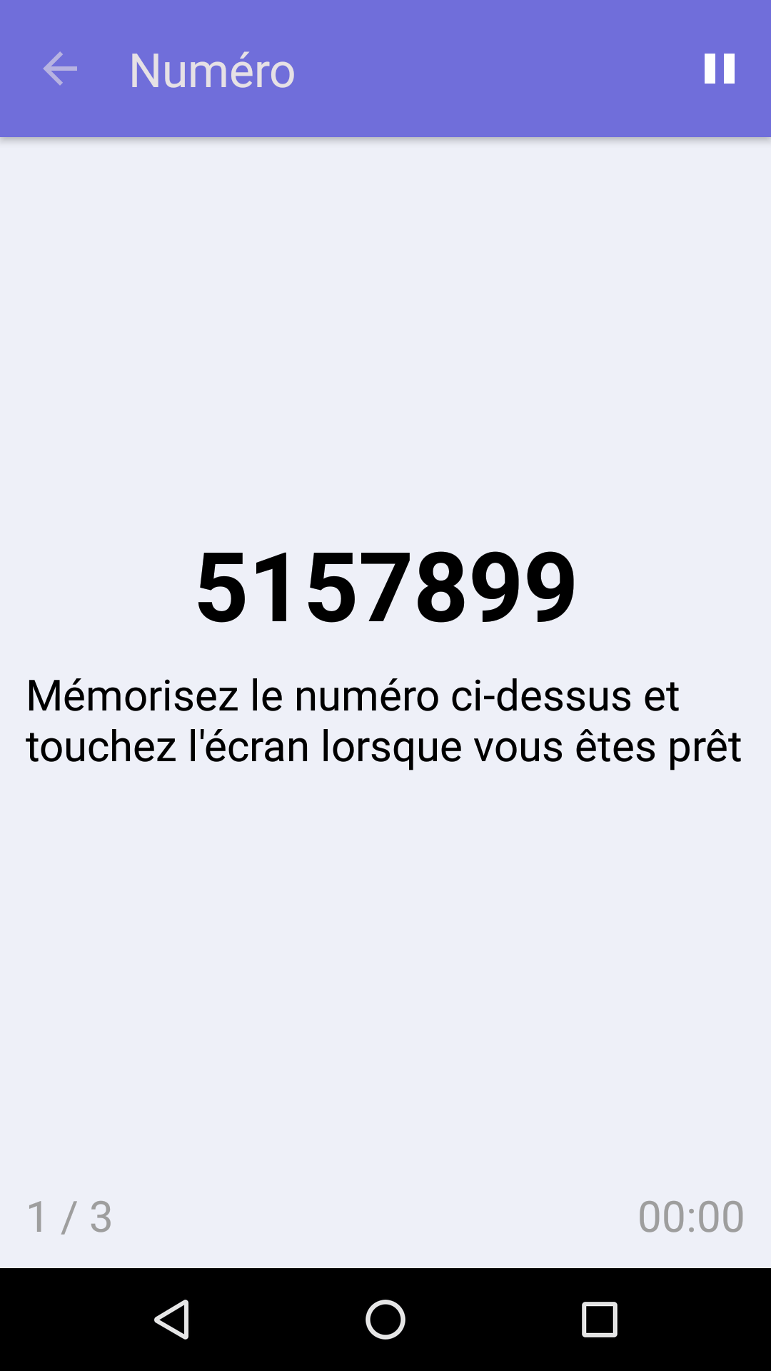 Numéro : Jeu de mémoire gratuit pour iPhone & Android