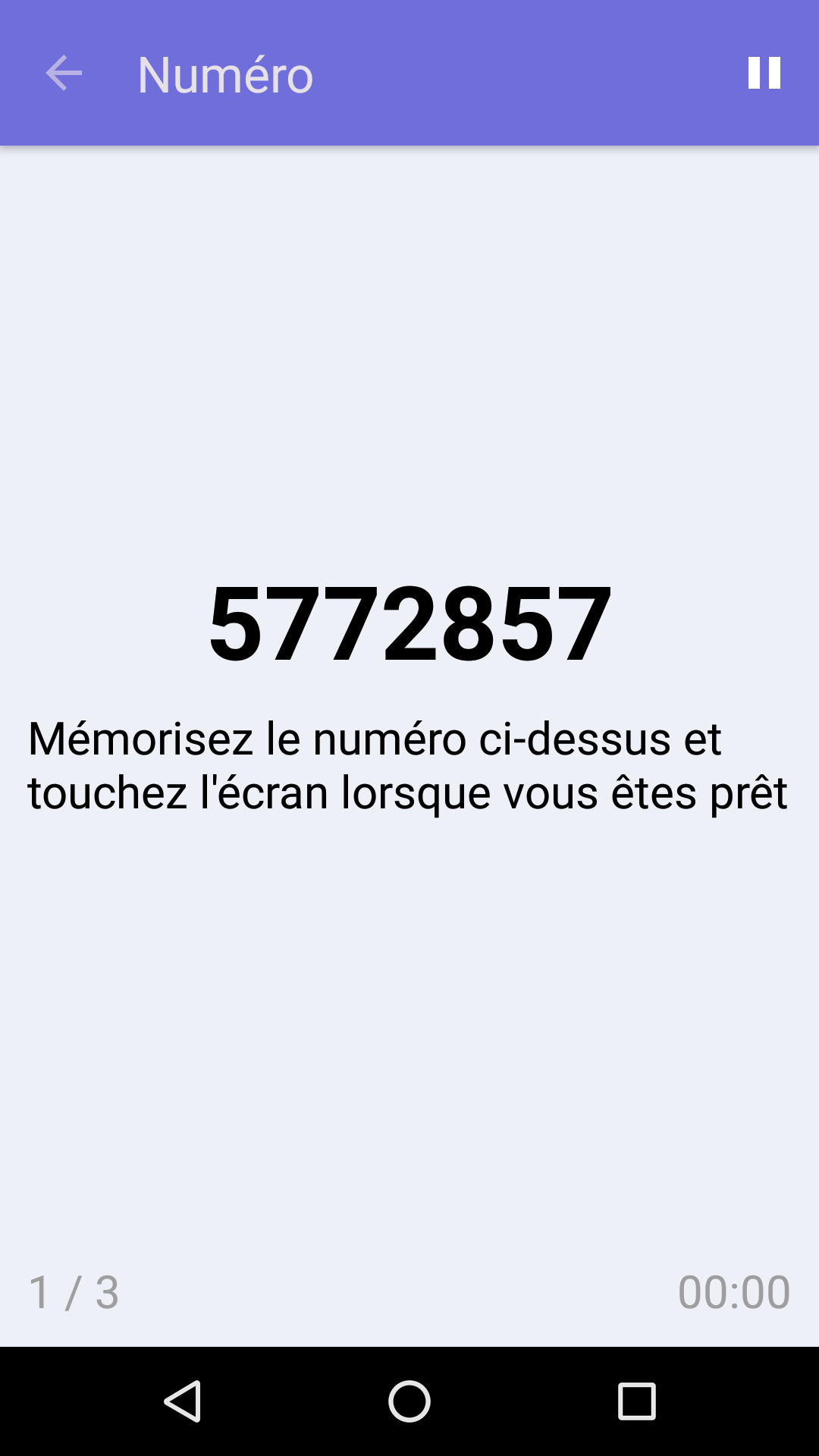 Numéro : Jeu de mémoire gratuit pour iPhone & Android