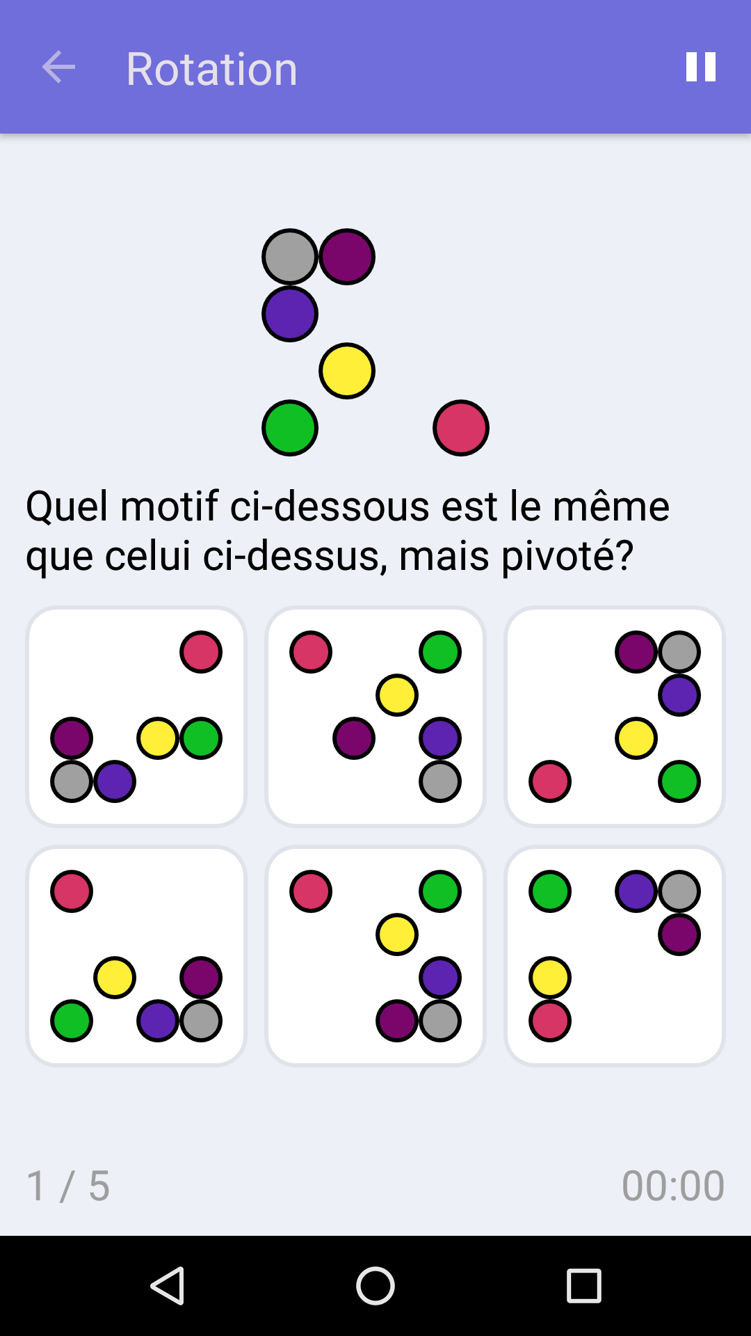 Rotation : Jeu de logique gratuit pour iPhone & Android