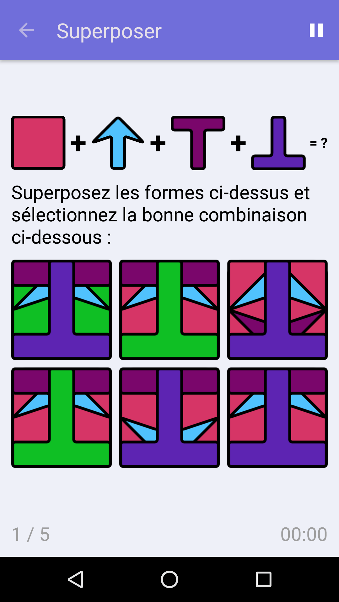 Superposer : Jeu de logique gratuit pour iPhone & Android