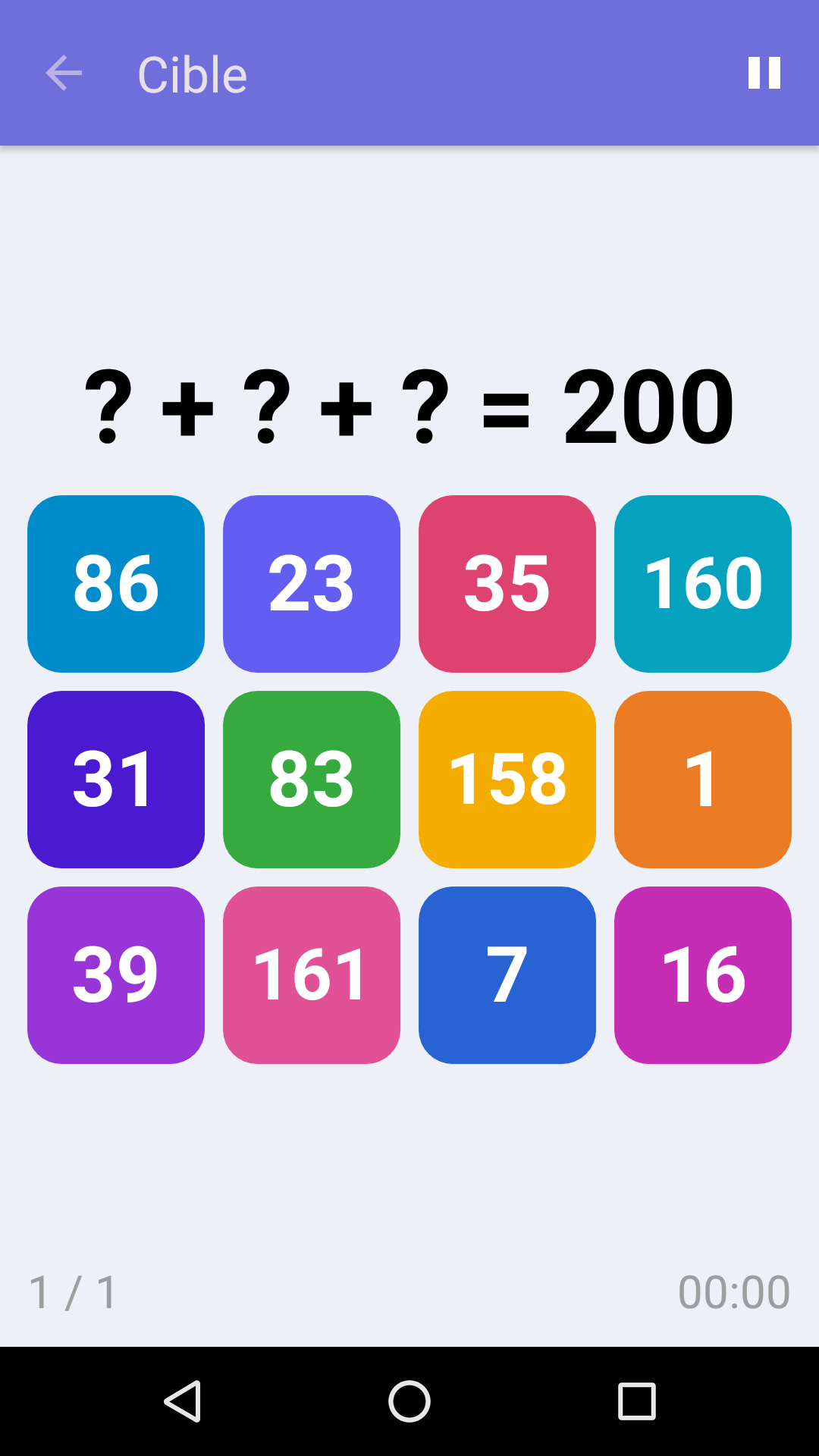 Cible : Jeu de math gratuit pour iPhone & Android