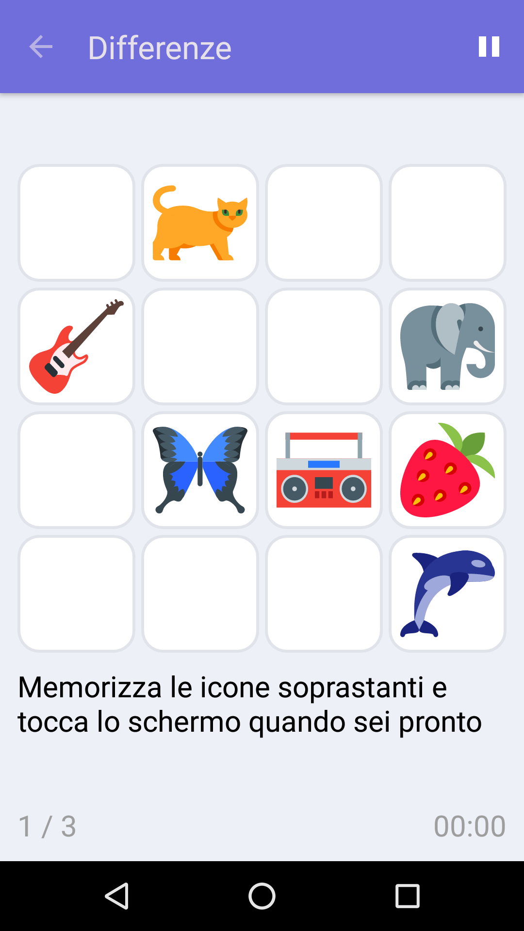 Differenze : Gioco di memoria gratuito per iPhone e Android