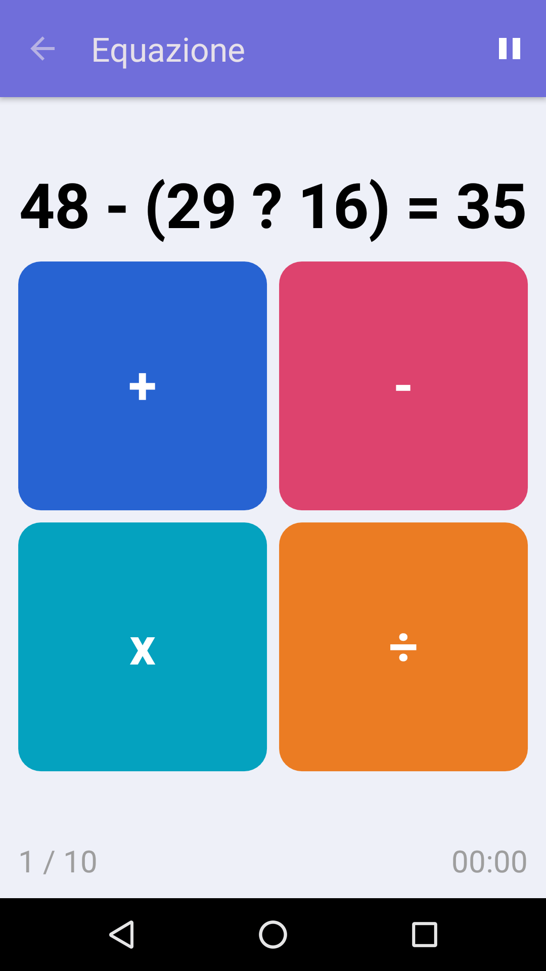 Equazione : Gioco di matematica gratuito per iPhone e Android