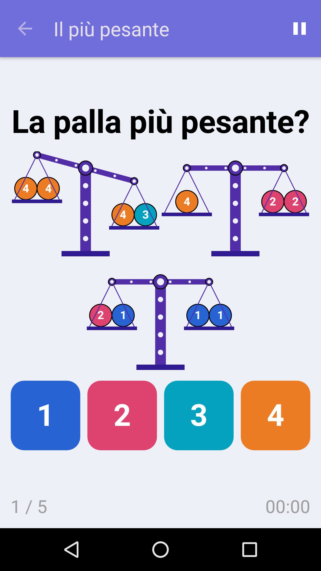 Il più pesante : Gioco di logica gratuito per iPhone e Android