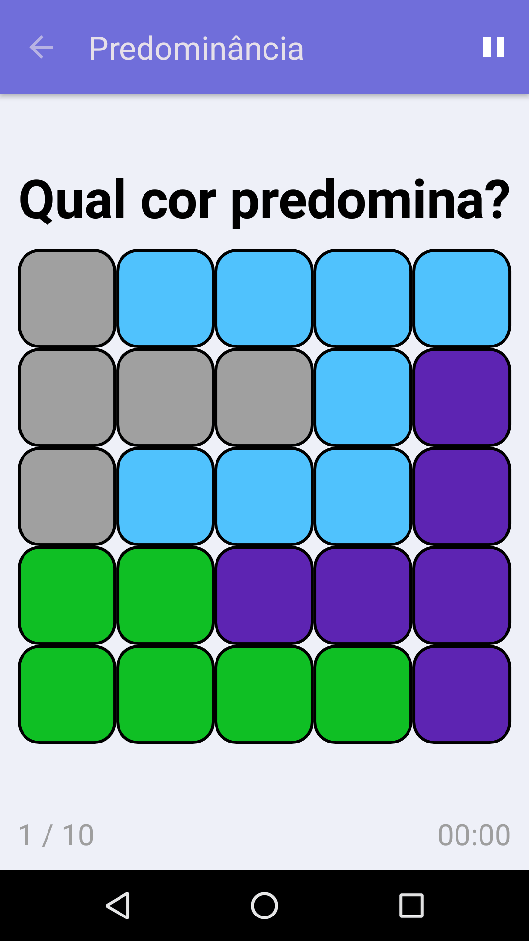 Predominância : Jogo gratuito para testar a sua concentração, para iPhone e Android