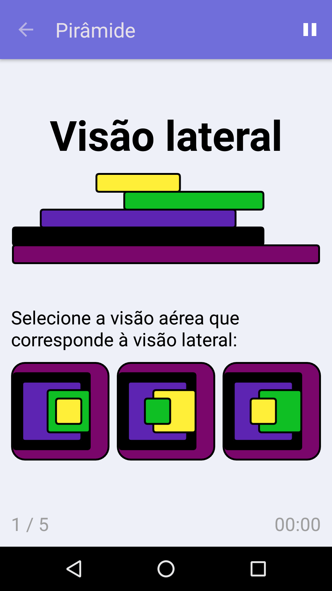 Pirâmide : Jogo gratuito para testar a sua lógica, para iPhone e Android