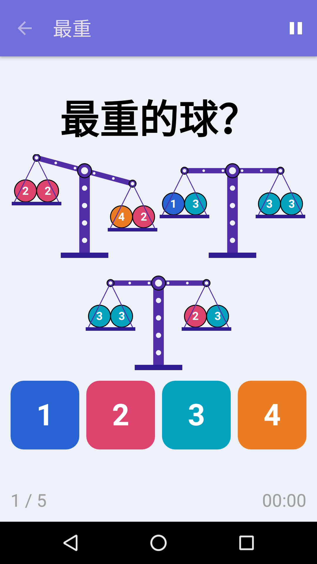 最重 : iPhone & Android 免费逻辑游戏